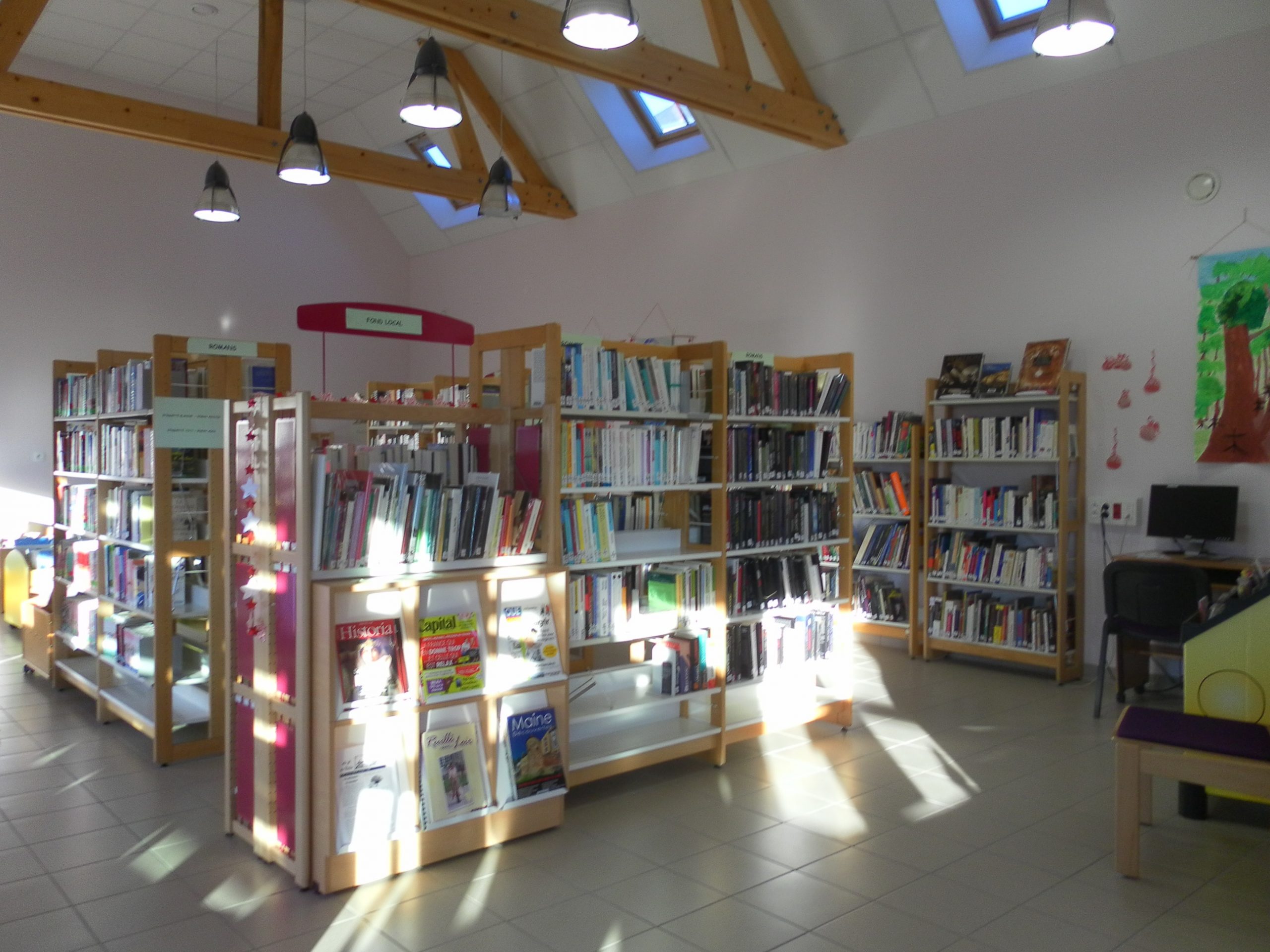 Intérieur de la bibliothèque