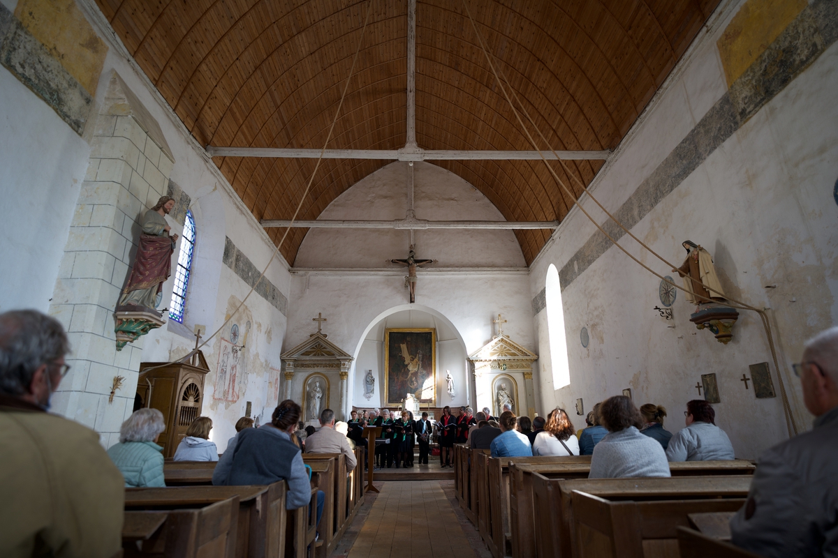Choral Chante l'Ire à l'église St Julien et St Pierre à Lavenay 2021