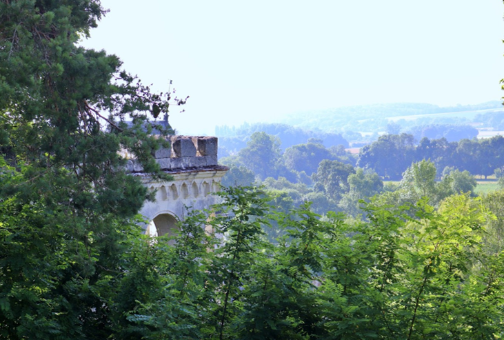 Vue du haut de Poncé